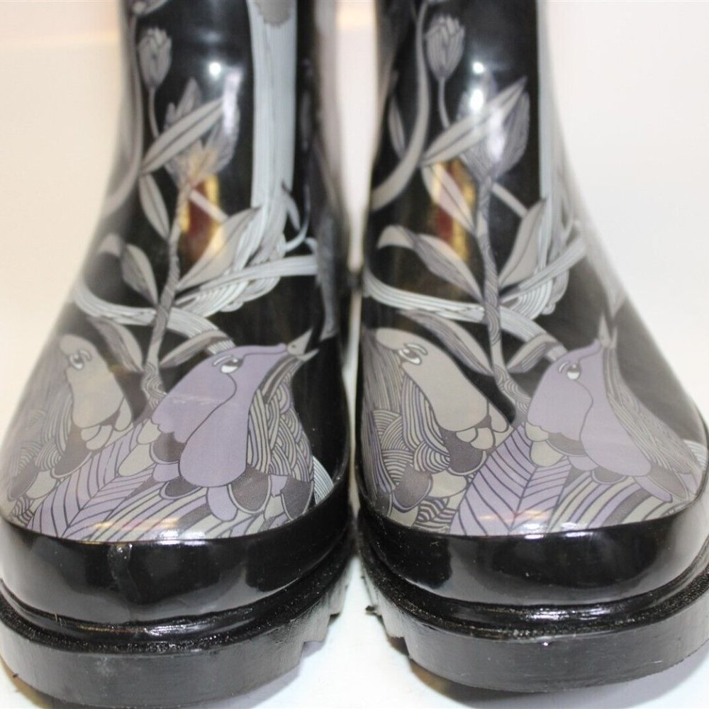✨Sakroots by The SACK Rain Boots RHYTHM Nature Hunter Peace Removable Fur Insert - Picture 14 of 16